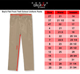 Galaxy Boys 2T-4T Flat Front School Uniform Pants