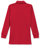Galaxy Girls 7-20 Long Sleeve Polo School Uniform Shirt