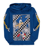Sonic Boys 4-20 Long Sleeve Racing Hooded T-Shirt