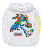 Sonic Boys 4-20 Long Sleeve Hooded T-Shirt