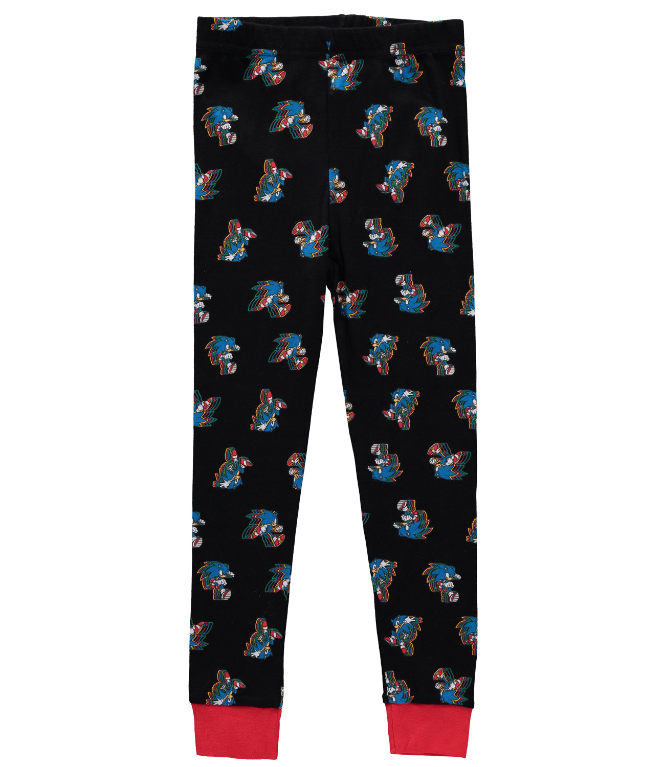 Sonic Boys 4-10 4-Piece Long Sleeve Pajama Set (2 Complete Sets)
