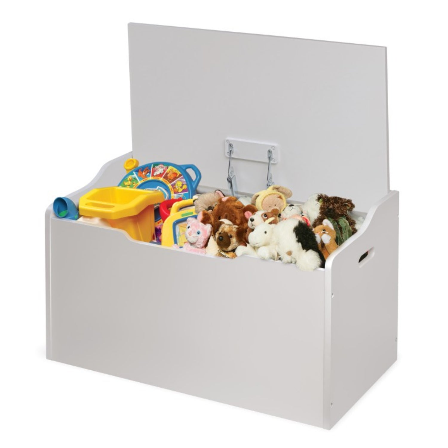 Badger Basket Bench Top Toy Box – White