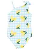 Carters Girls 4-16 1-Piece Lemon Print Swimsuit