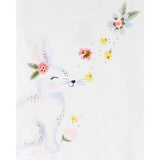 Carters Girls 2T-5T 2-Piece Bunny Tee & Floral Skort Set