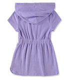 Cyndeelee Girls 7-16 Hooded Swimsuit Zip-Up Terry Swim Cover Up