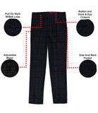 Leo & Zachary Boys 4-16 Adjustable Waist Slim Fit Stitch Window Dress Pant