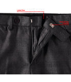 Leo & Zachary Boys 4-16 Adjustable Waist Slim Fit Glen Plaid Check Dress Pant