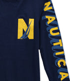Nautica Boys 8-20 Logo Long Sleeve Crew T-Shirt