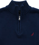 Nautica Boys 8-20 Quarter Zip Pullover Sweater