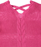 Jolie & Joy Girls 7-16 Cable Shaker Sweater