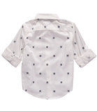 Tommy Hilfiger Boys 4-7 Flag Long Sleeve Woven Shirt