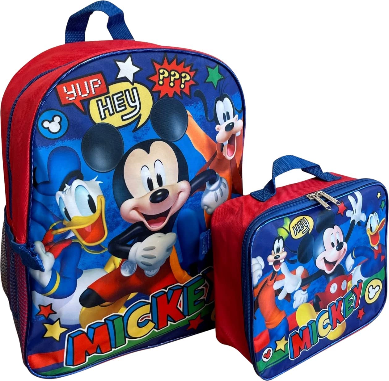 Disney Mickey Mouse Funhouse Backpack With Detachable Lunch Box