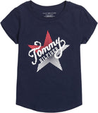 Tommy Hilfiger Girls 7-16 Short Sleeve Flip Sequin T-Shirt