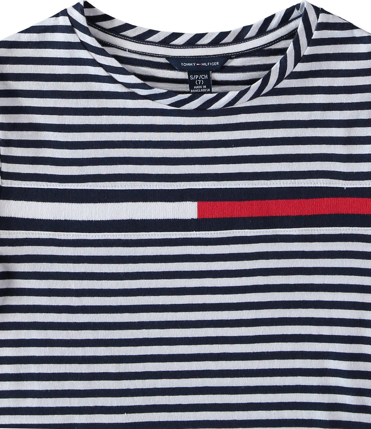 Jeg var overrasket by Modig Tommy Hilfiger Girls 7-16 Long Sleeve Stripe Flag Top – S&D Kids