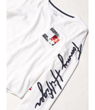 Tommy Hilfiger Girls 7-16 Long Sleeve Sequin Flag Pocket T-Shirt