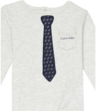 Calvin Klein Boys 0-9 Months 2-Piece Tie Pant Set