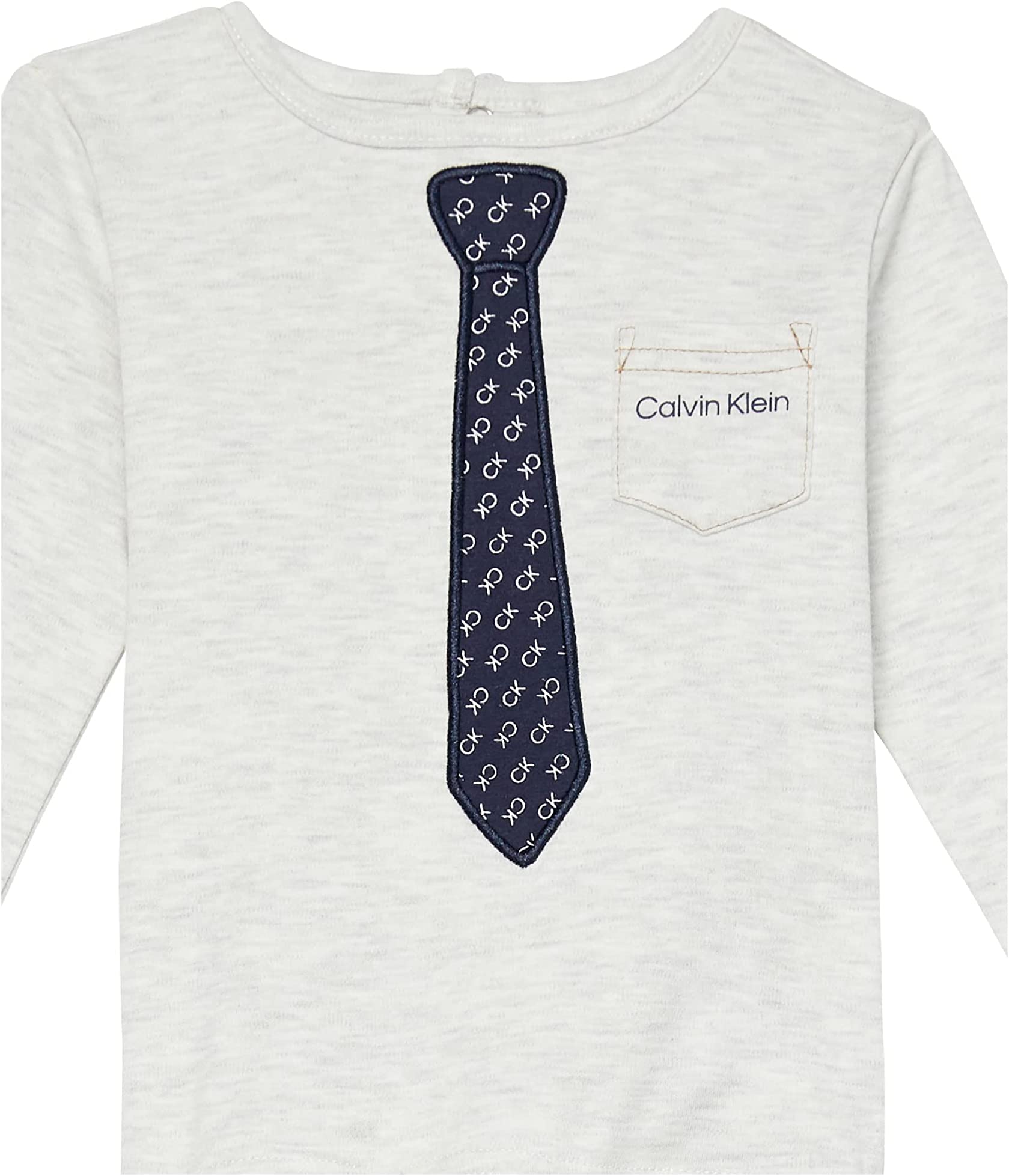 Calvin Klein Boys 12-24 Months 2-Piece Tie Shirt and Pant Set