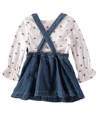 Tommy Hilfiger Girls 2T-4T Denim Skirtall Set