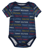 Tommy Hilfiger Boys 0-9 Months 3-Piece Bodysuit Pant Set