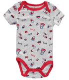 Tommy Hilfiger Girls 0-9 Months Short Sleeve 4-Pack Bodysuit