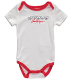 Tommy Hilfiger Girls 0-9 Months Short Sleeve 4-Pack Bodysuit