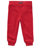 Tommy Hilfiger Girls 0-9 Months 2-Piece Dot Jogger Set