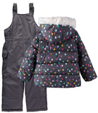 Carters Girls 4-6X 2-Piece Snowsuit