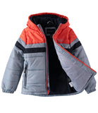 London Fog Boys 8-20 Striped Puffer Jacket