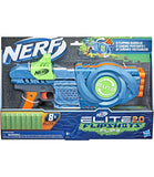 NERF Elite 2.0 Flipshots Flip-8 Blaster, Rotating Dart Barrels, 8-Dart Capacity, 8 Elite Darts, Toy