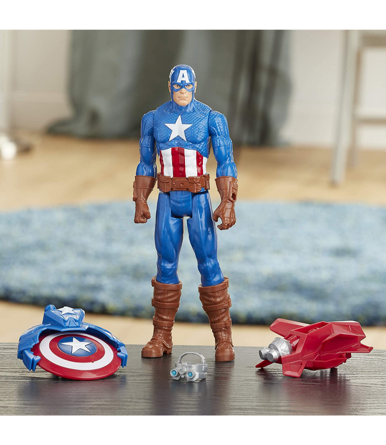 Marvel Avengers – Figurine Captain America Titan Hero Blast Gear - 30 cm