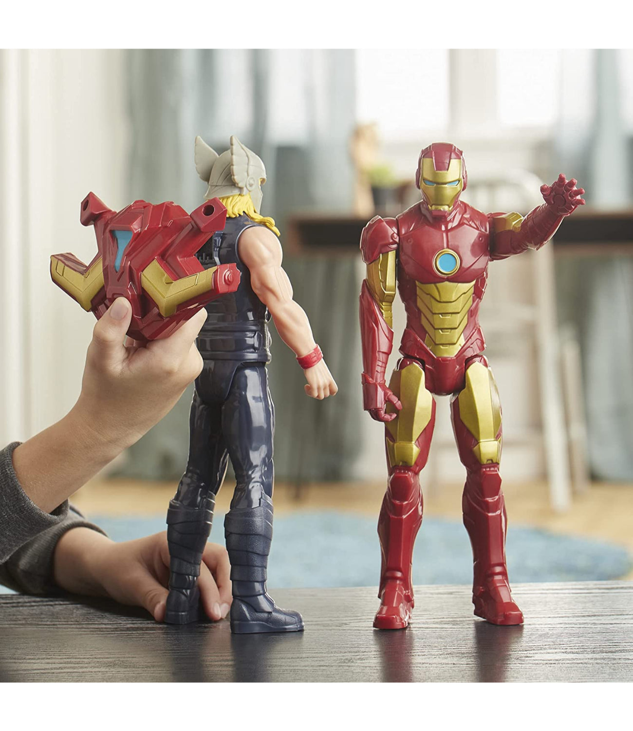 titan hero blast gear accessories Hasbro Avengers Marvel Titan Hero Series Blast Gear Iron Man Action Figure, 12-Inch Toy