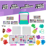 Spin Master Pixobitz Studio with 500 Water Fuse Beads, Decos and Accessories, Makes 3D Creations wit