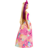 Barbie Barbie Dreamtopia Princess Doll, 12-inch, Blonde with Purple Hairstreak Wearing Pink Skirt an