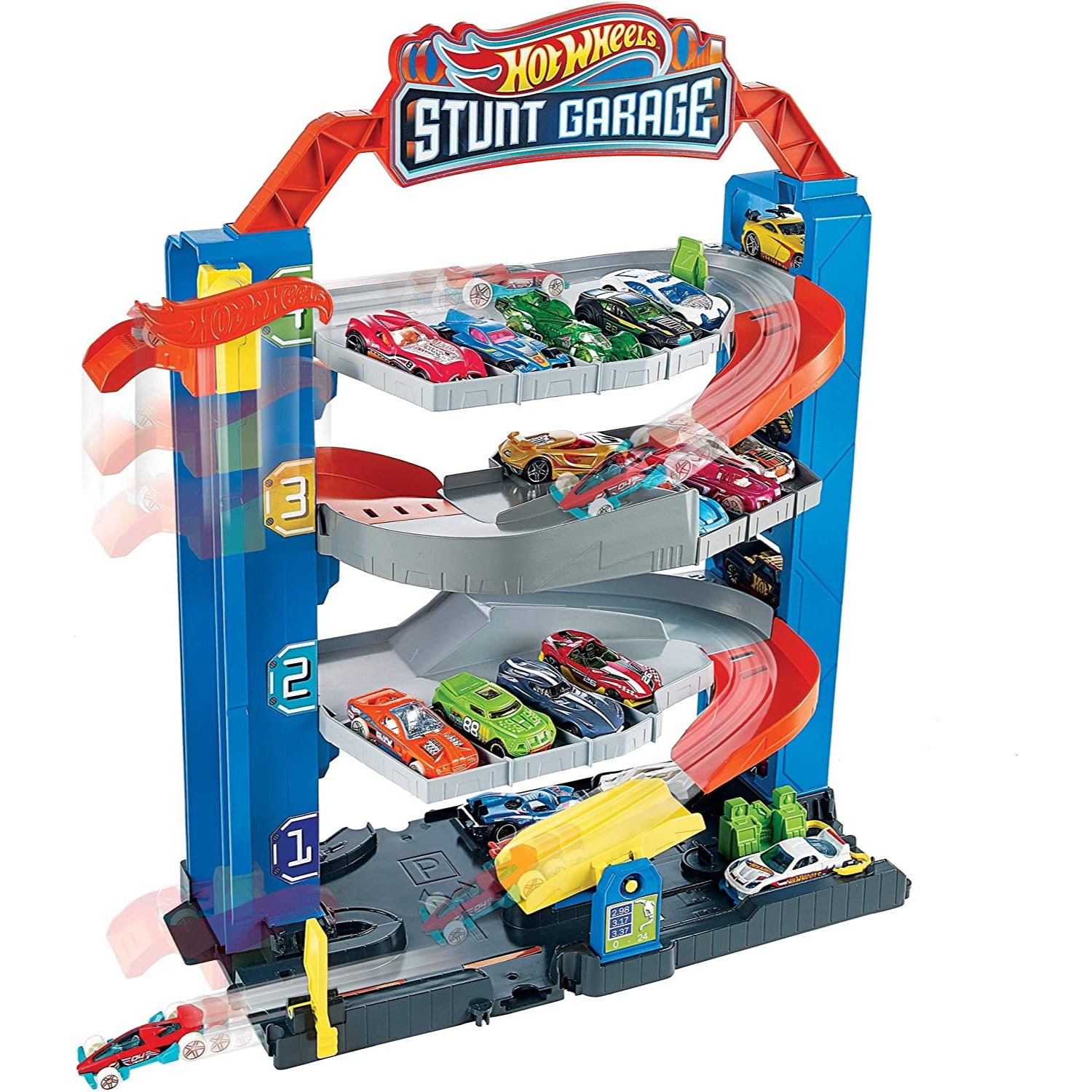 Mattel Hot Wheels City Stunt Garage Play Set