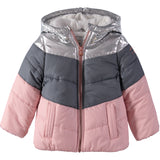 Osh Kosh Girls 7-16 Colorblock Puffer Jacket