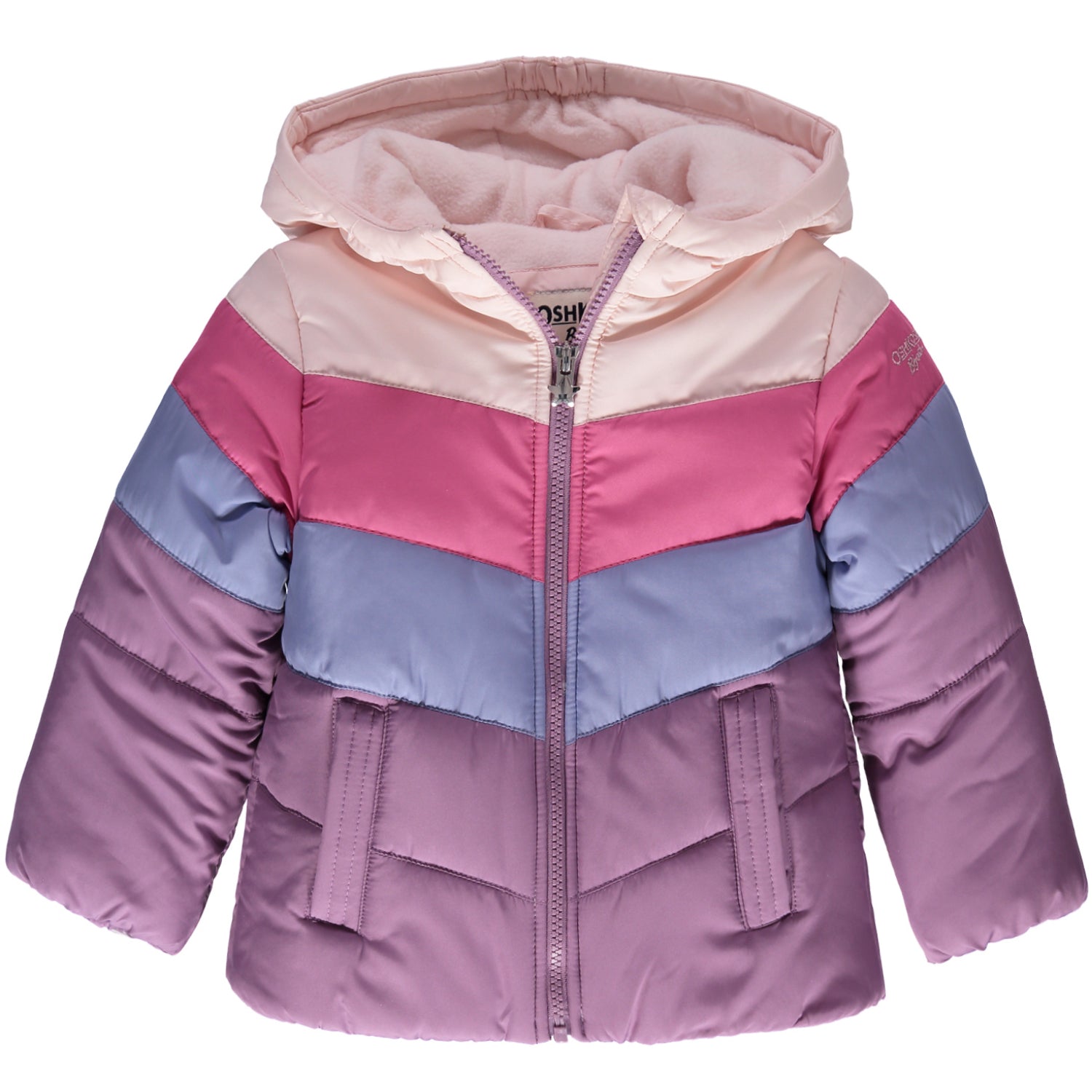 Osh Kosh Girls 7-16 Colorblock Puffer Jacket