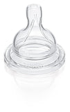 Avent 2 Pack Classic Slow Flow Nipple, 0M+