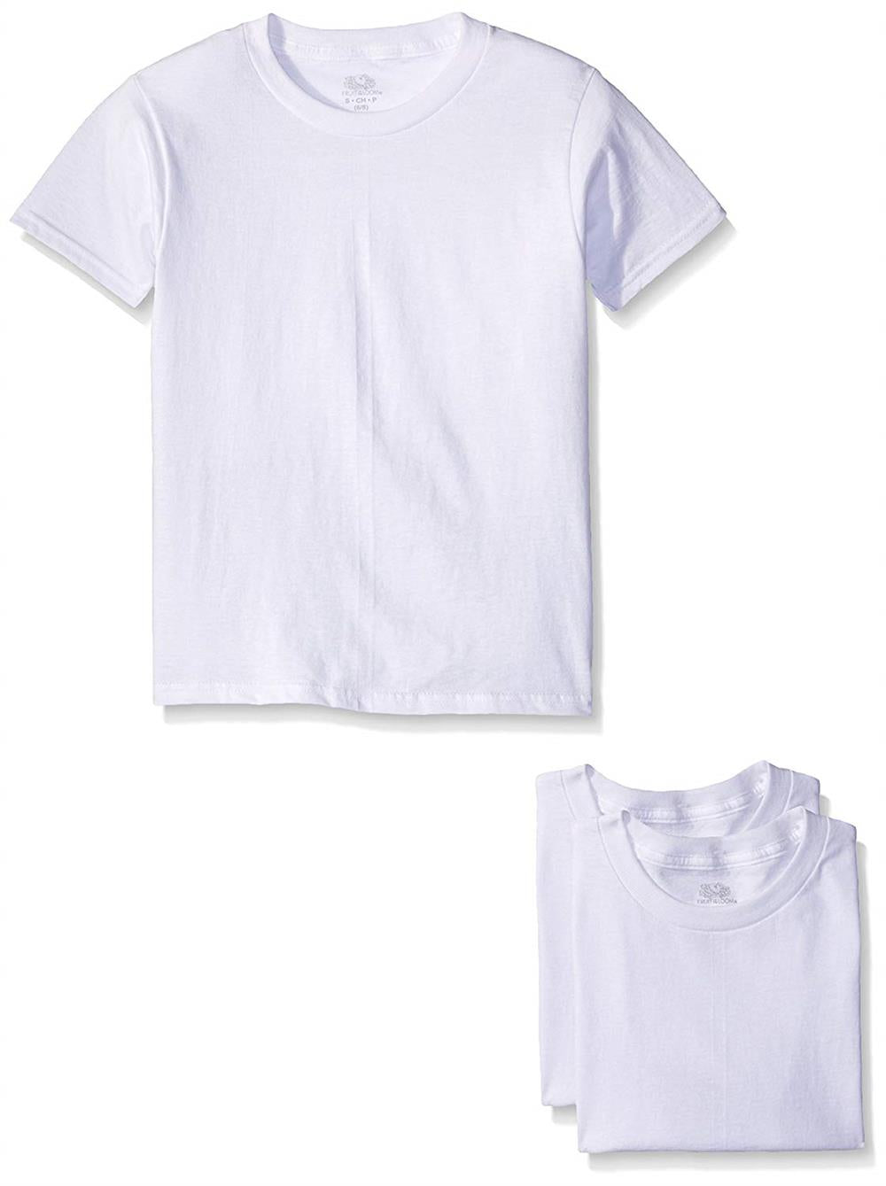 Fruit of the Loom Boys 2T-4T Crew Neck Tee - 3 Pack