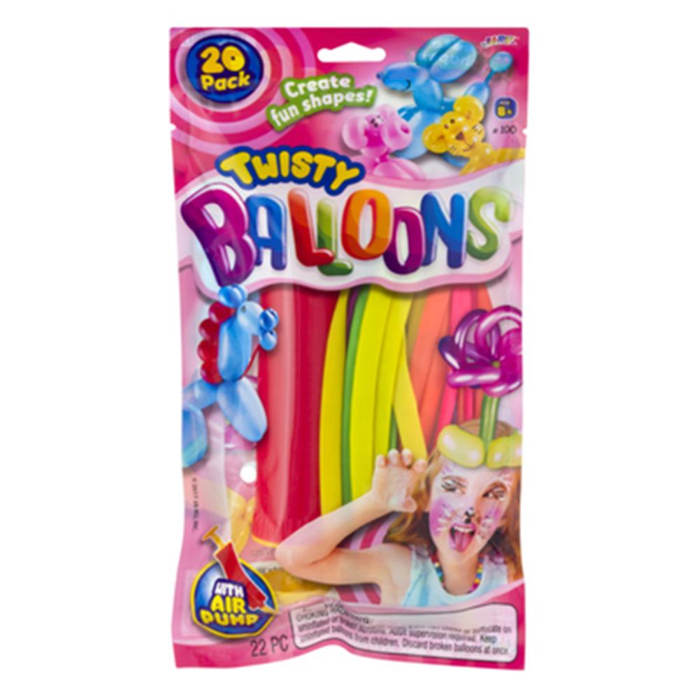 Ja-Ru Twisty Balloons 20-Pack
