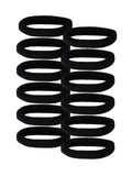 Stylin 12 Piece Wide Ponyholder, Black