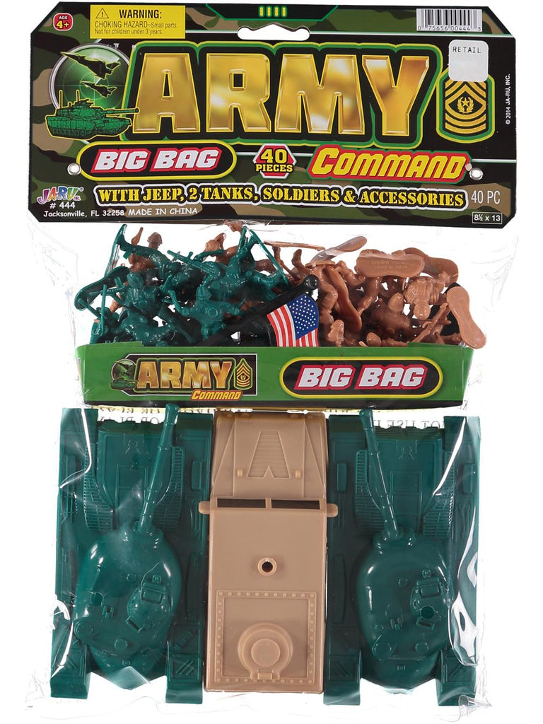 Ja-Ru Army Big Bag Battle Force 40-Piece – S&D Kids