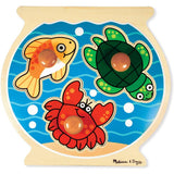 Melissa and Doug Fishbowl Jumbo Knob Wooden Puzzle