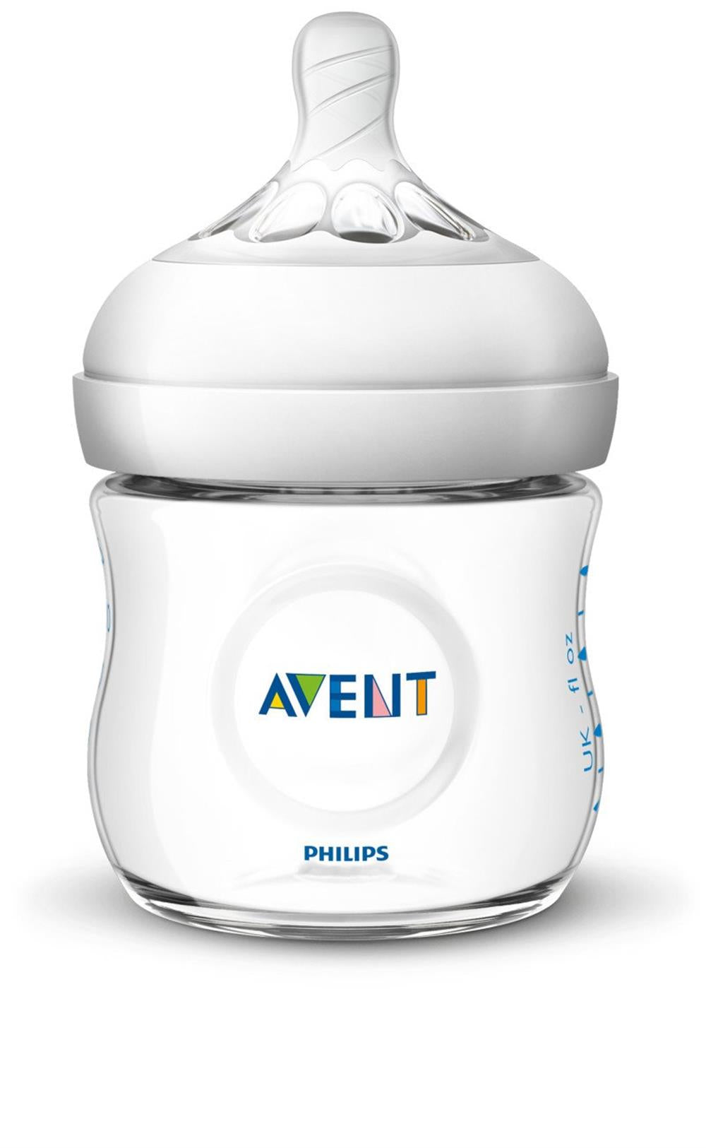Avent Natural Baby Bottle - Clear, 4 oz