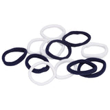 French Toast Flat Ponytail Holders, 12 Pack