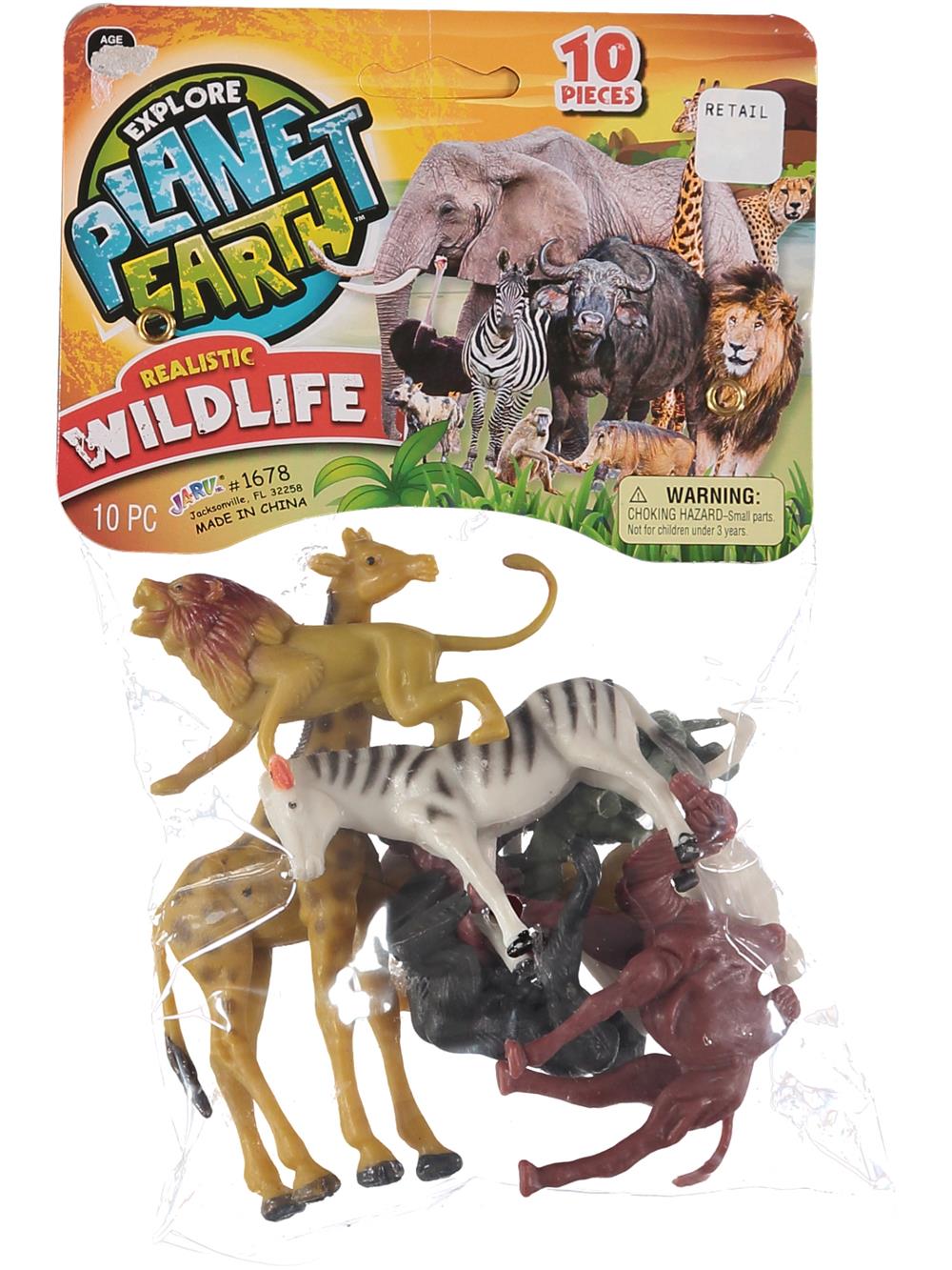 Animal Planet Wild Animals Toys Ja-Ru Planet Earth Realistic