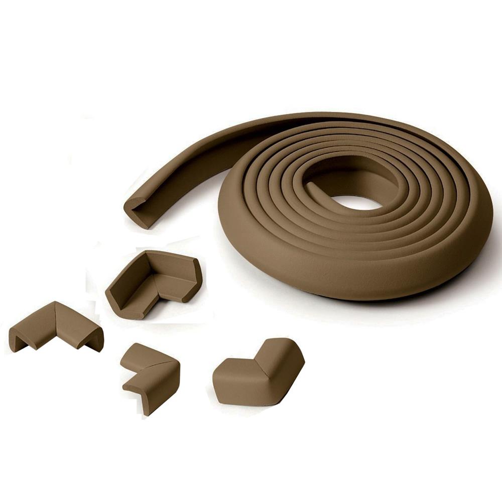 Wan-a-Beez Table Edge Guards With 4 Corners in Chocolate