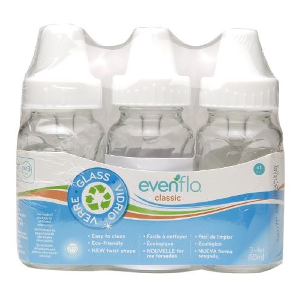 Evenflo Classic 4-oz Glass Bottles - 3 Pack