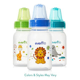 Evenflo Classic Print Bottles, 3 Pack - 4 oz