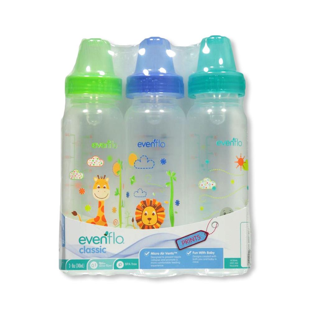 evenflo nipple collapse Evenflo Zoo Friends 8-oz Standard Bottle