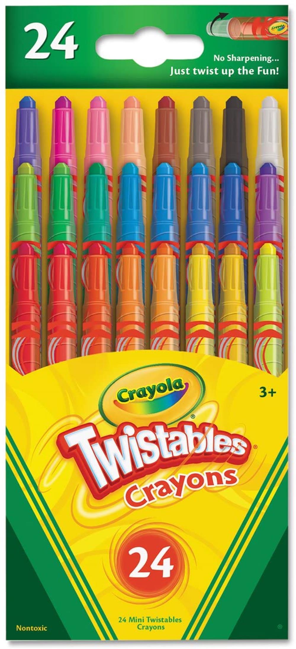 Crayola Mini Twistables Crayons, 10ct, Coloring Gift for Kids